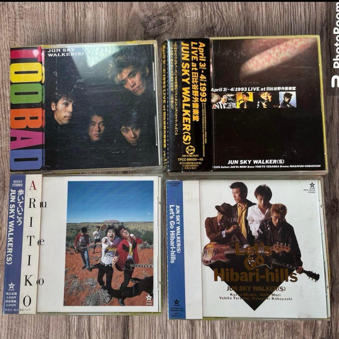 JUN SKY WALKER(S)アルバム14枚シングル白いクリスマス合計15枚