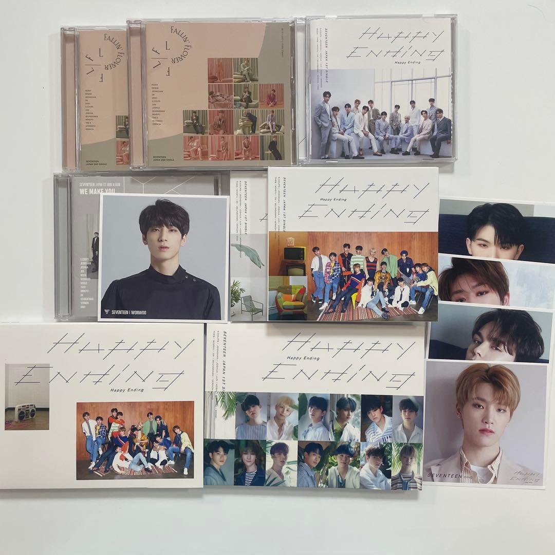SEVENTEEN 開封済アルバム まとめ売り 一部トレカ付き - メルカリ