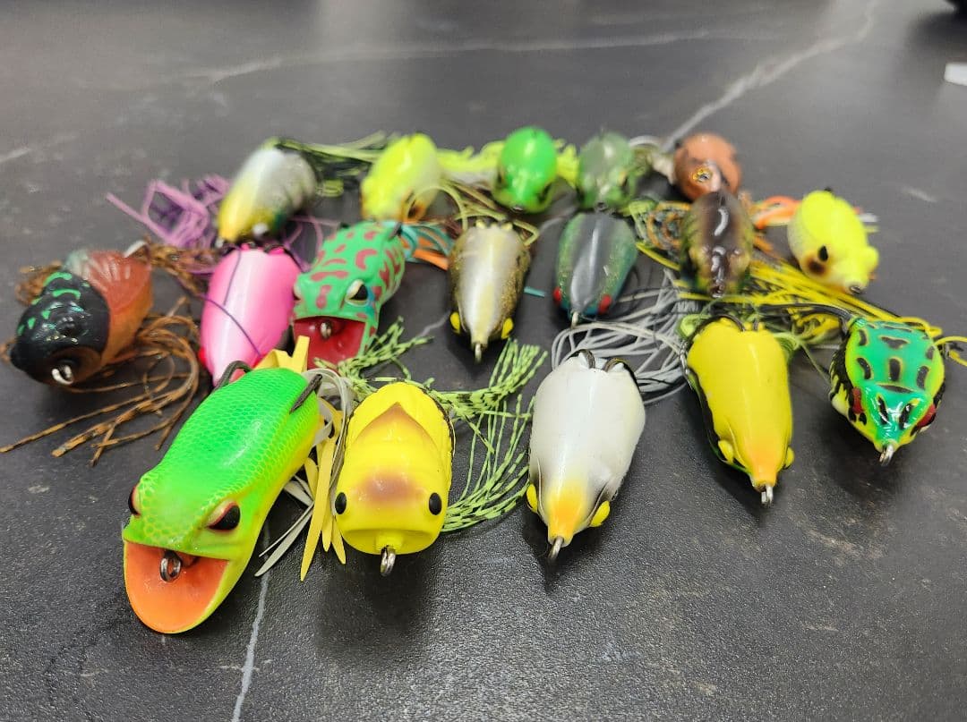 バス用フロッグルアー大量セット WATER LAND含む トップウォーター