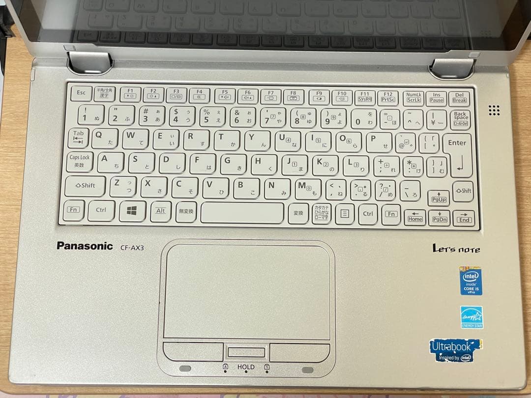 レッツノートAX3 4/128 2in1 累計使用時間少 バッテリー消耗 美品