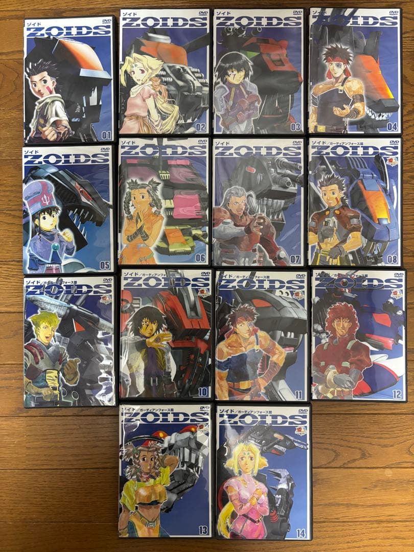 ZOIDS DVD 全14巻セット　ポストカード付き ZOIDS ゾイド DVD 全巻セット ポストカード 特典付き アニメ｜Yahoo