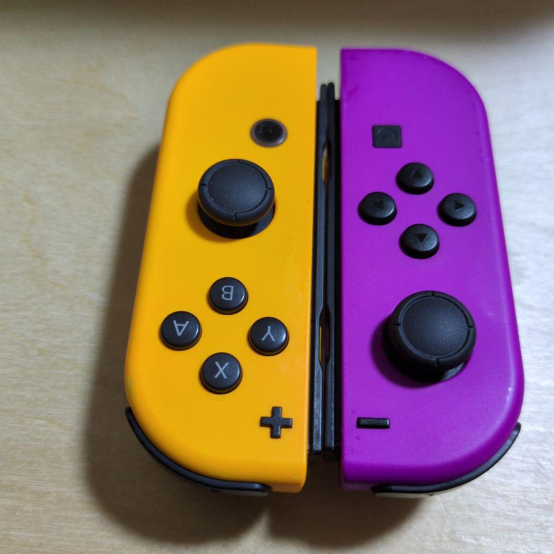 Nintendo Switch ジョイコン 高耐久スティック交換済み 紫 橙 - メルカリ