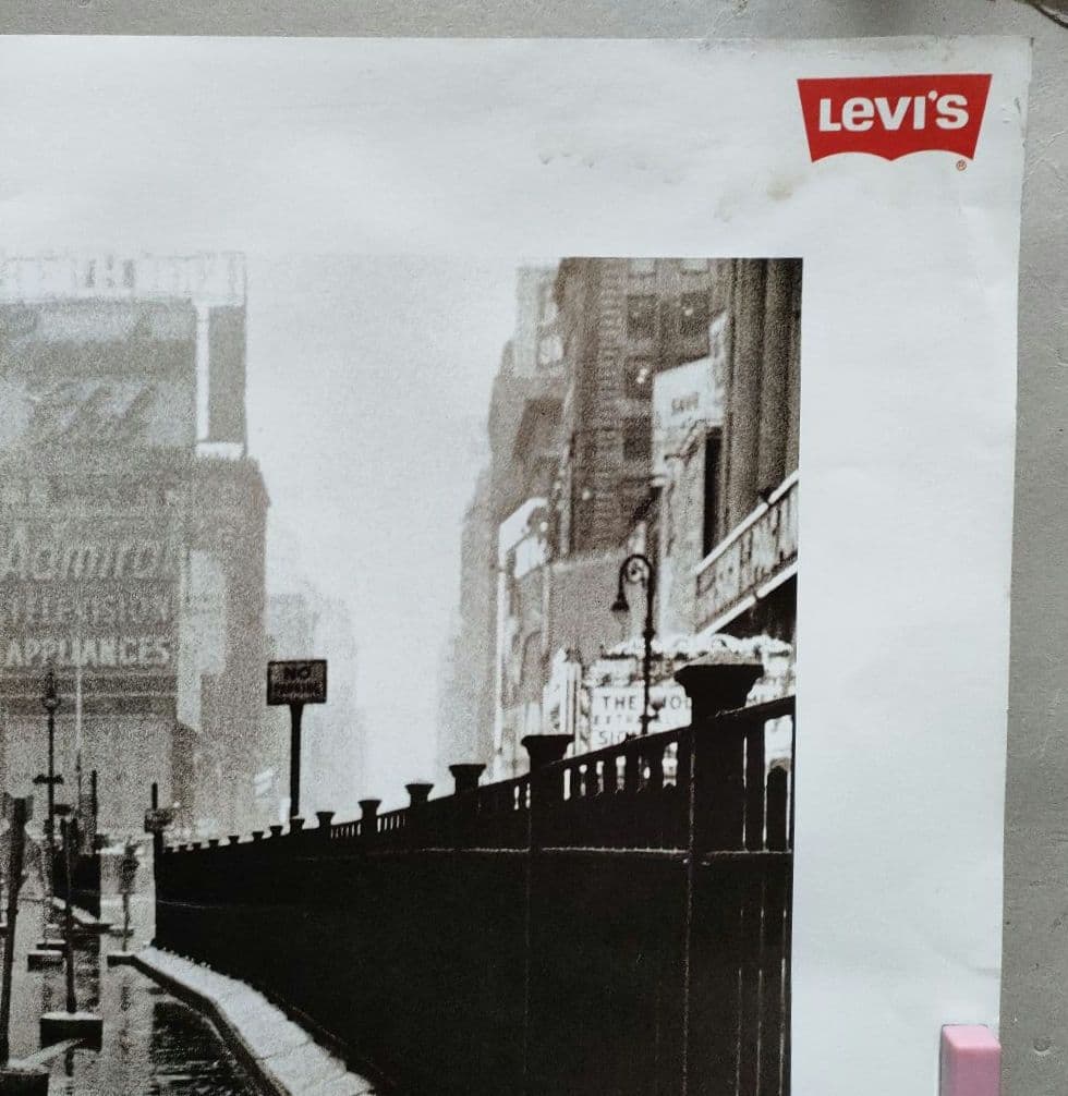 ジェームス・ディーン ポスター① ☆リーバイス・ジミー☆LEVI'S☆希少