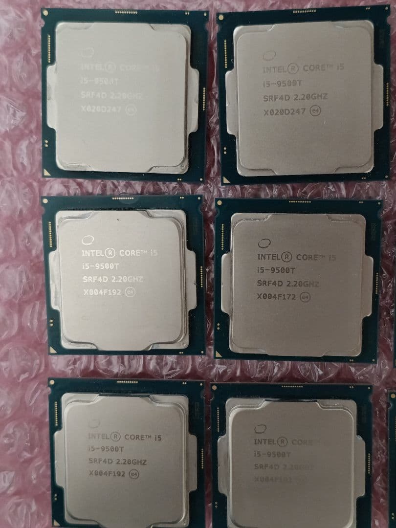 CPU intel Core i5 9500T srf4d 2.2G 12個セッ
