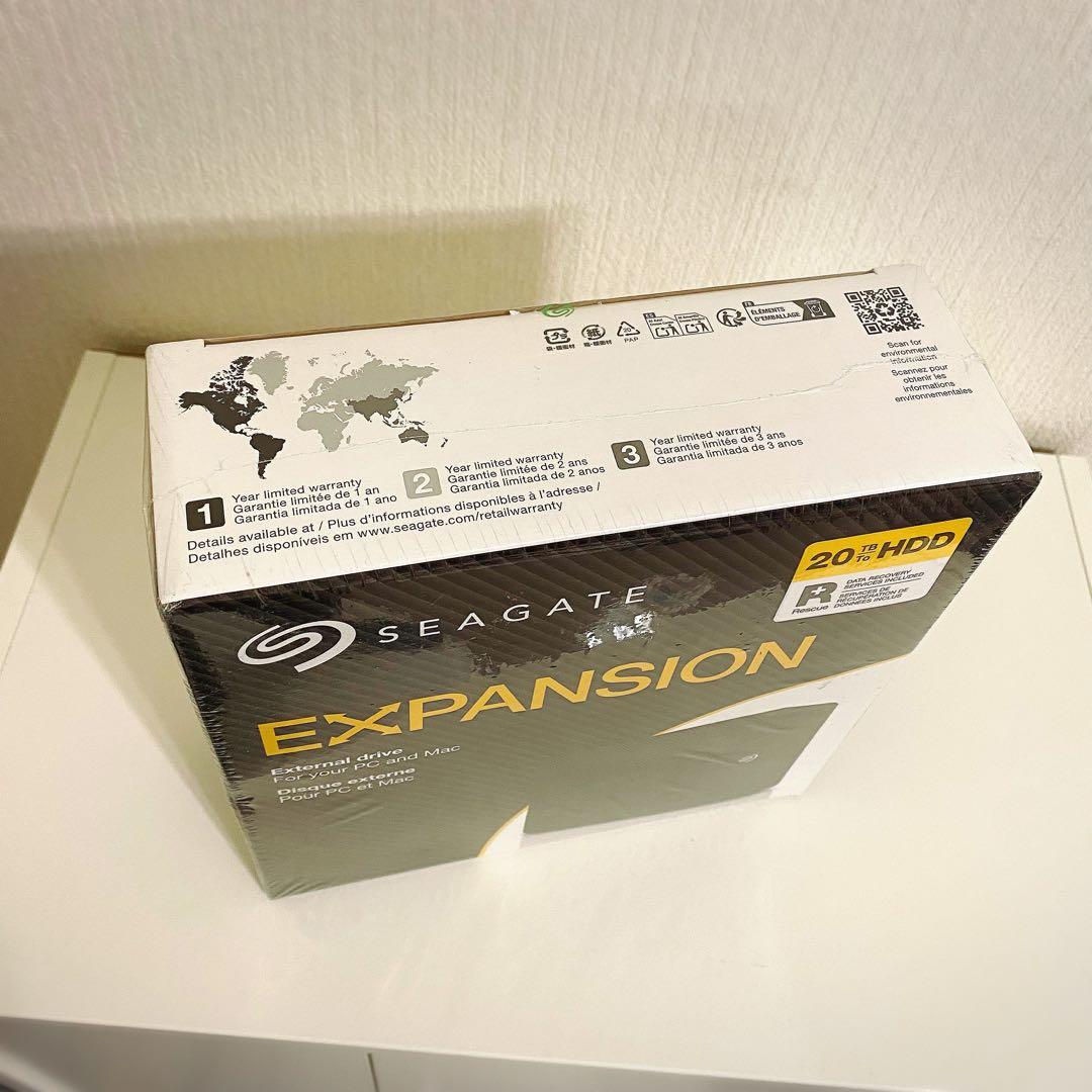Seagate Expansion 20TB 外付けHDD 3.5インチ - メルカリ