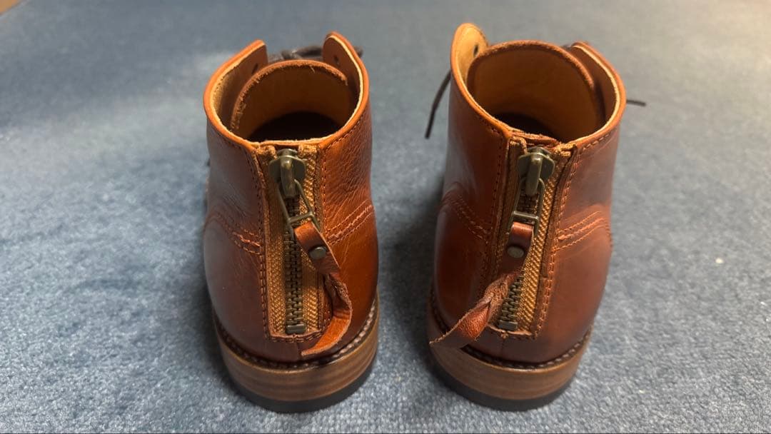 and A . PADRONE ショートレースアップブーツ 26.5cm