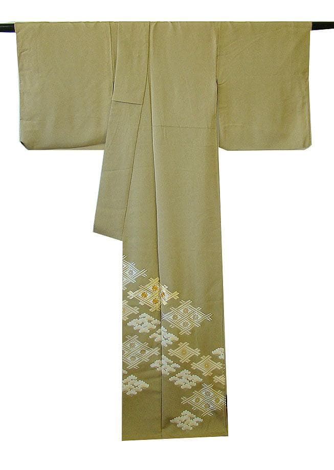 ロング寸 作家物 極上一越地 金彩加工染 色留袖・訪問着（正絹）