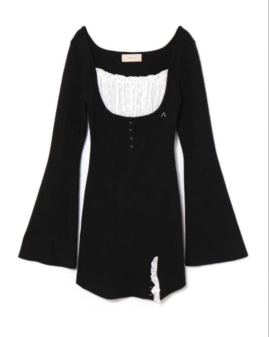 andmary Poppy lace mini dress ワンピース - メルカリ