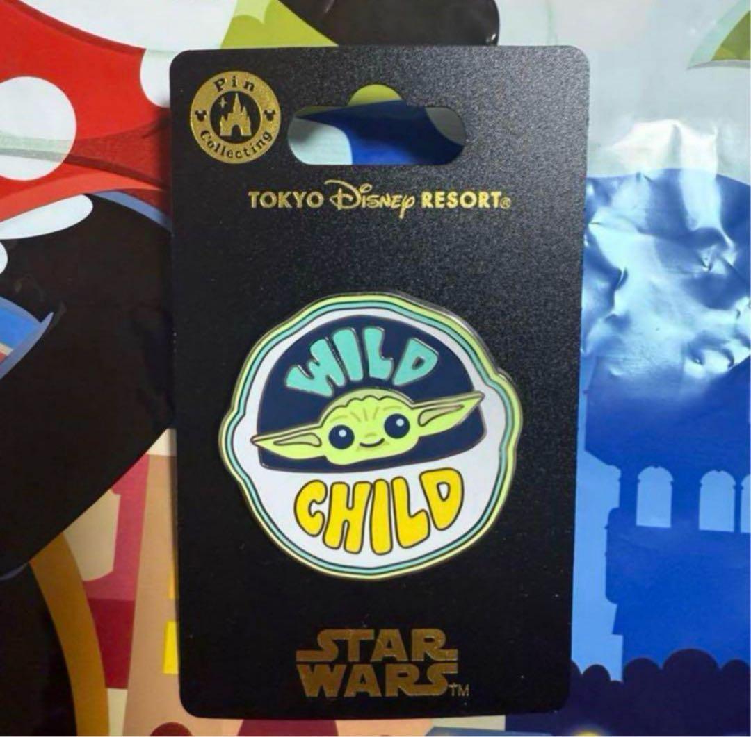 ディズニー スターウォーズ マンダロリアン グローグー ピンバッジ B