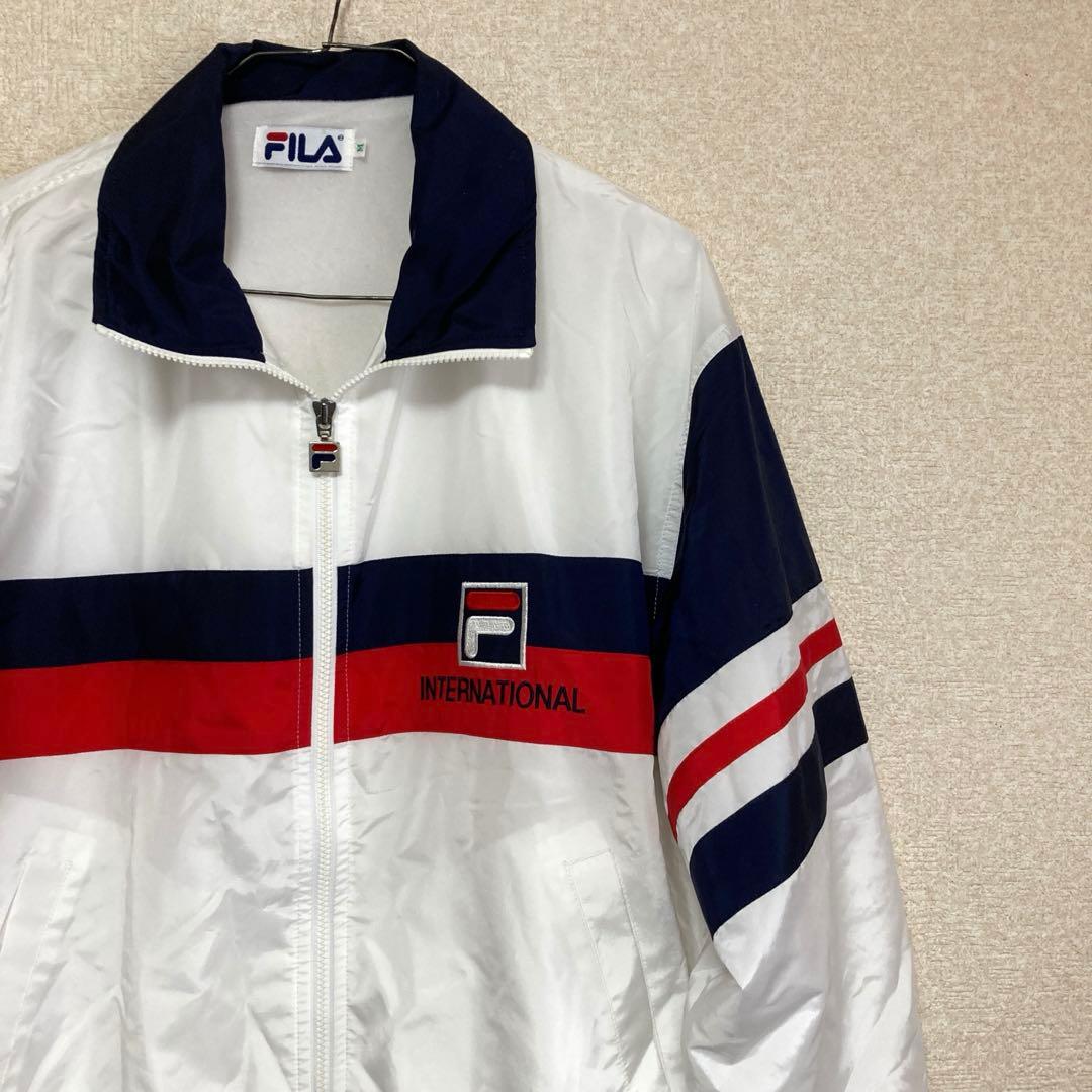 未使用品】 90s FILA フィラ ナイロンジャケット M - メルカリ