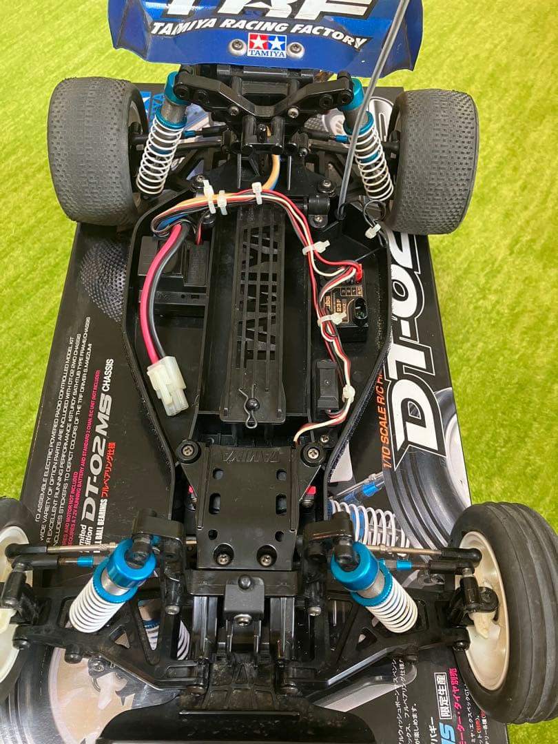 希少】値下げ タミヤDT-02MS メカ付(サーボ、アンプ、受信機、モーター