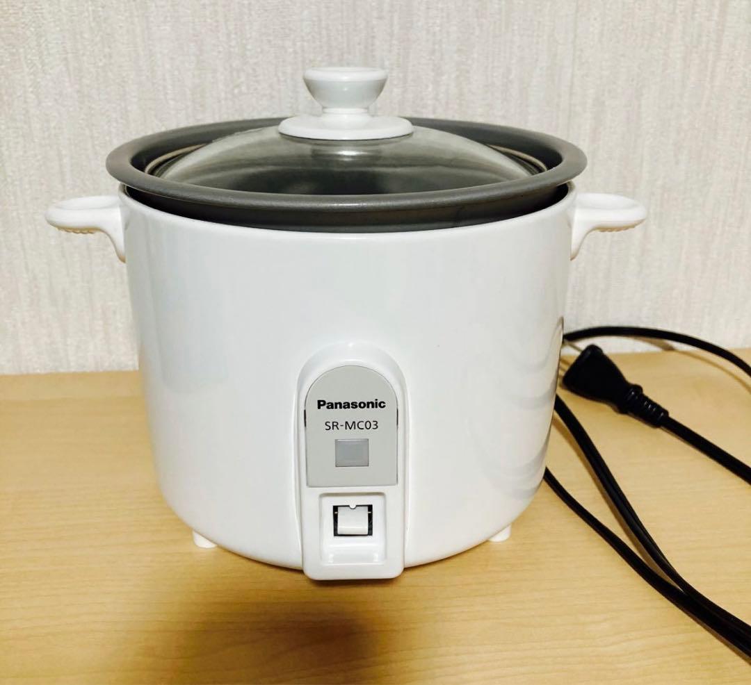 Panasonic SR-MC03-W パナソニック 炊飯器 ミニクッカー - メルカリ