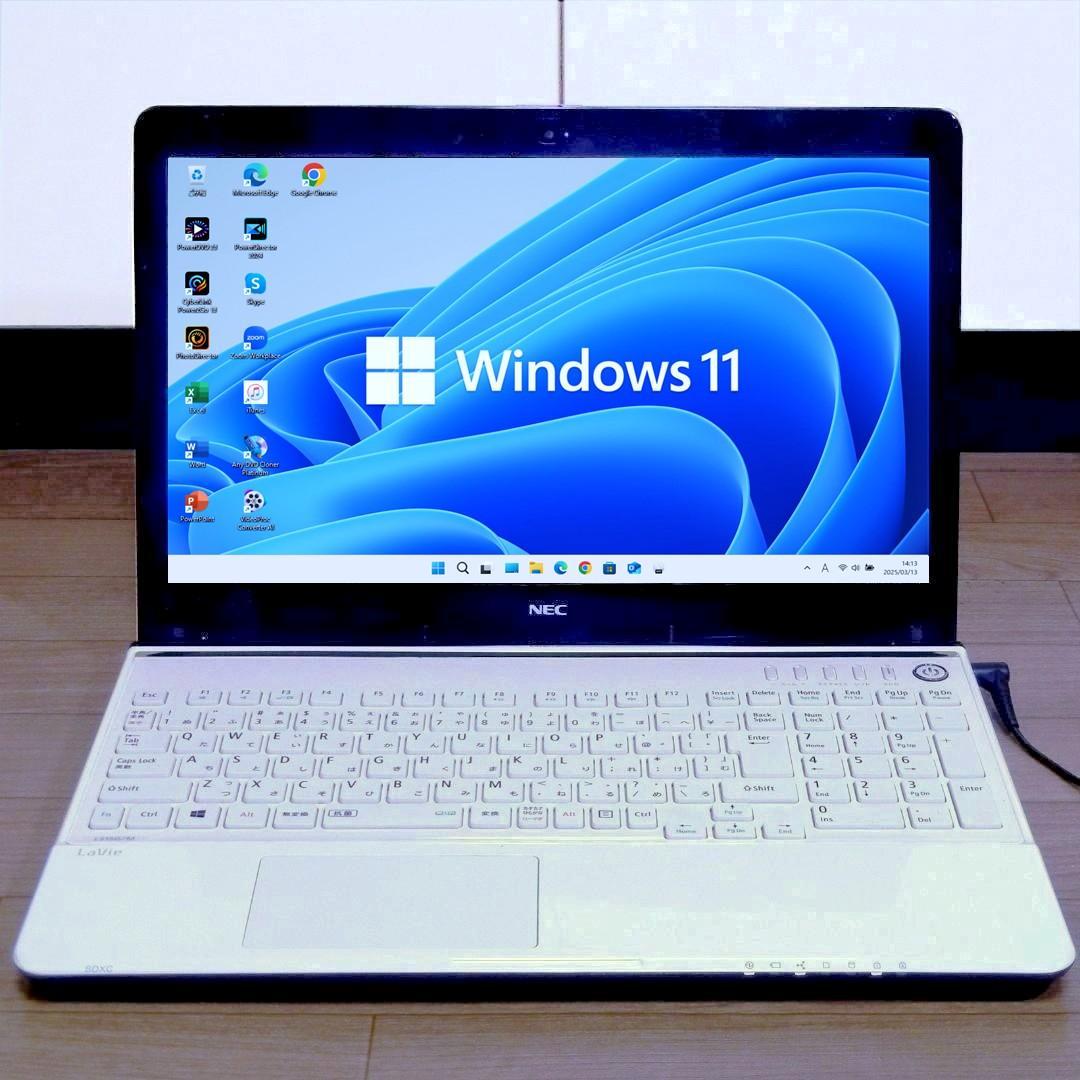 NEC L ave Windows11 core pentum SSD美品