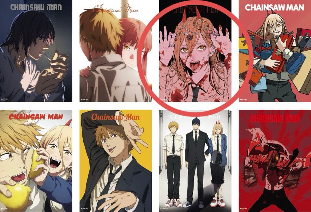 チェンソーマン展 B2ポスター パワー - メルカリ