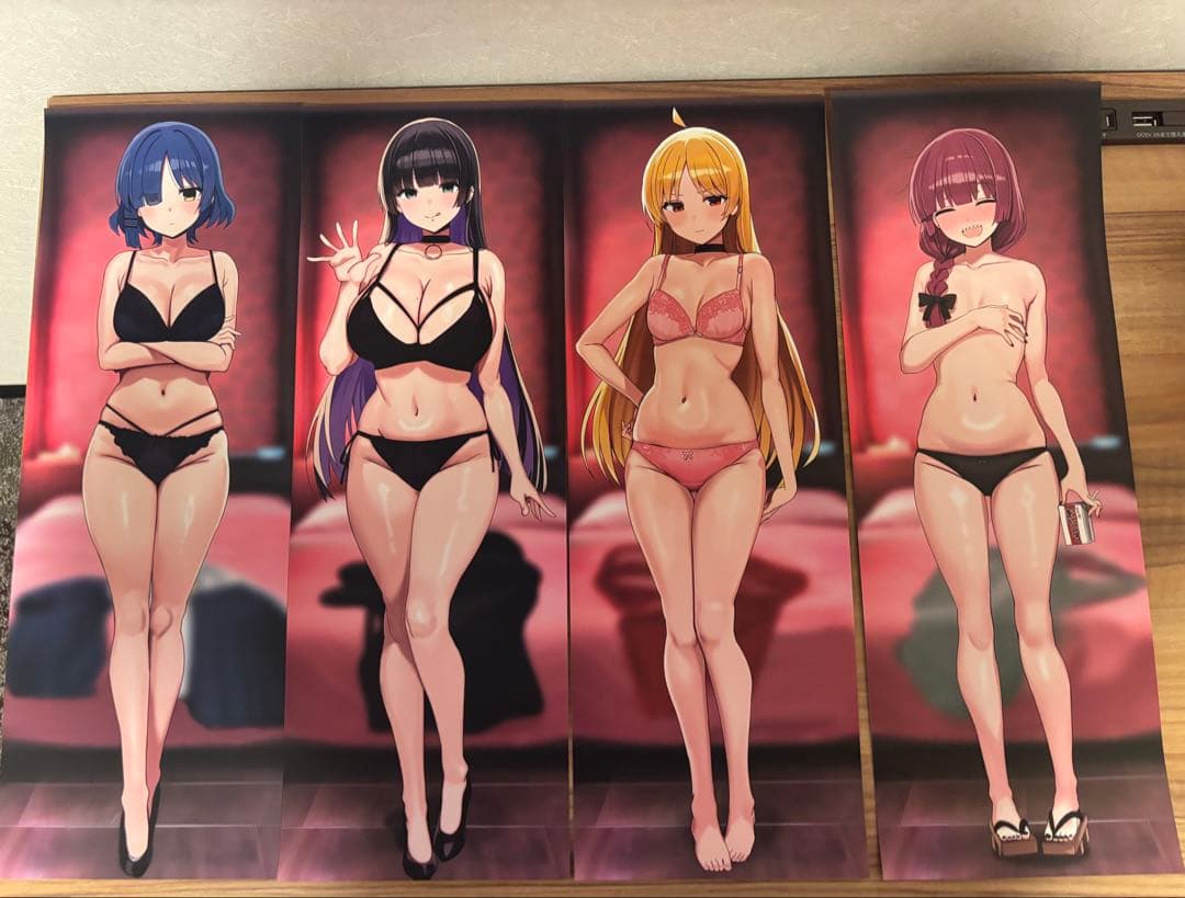 c106 ろうか ぼっち・ざ・ろっく 会場限定イラスト本 ロングポスター