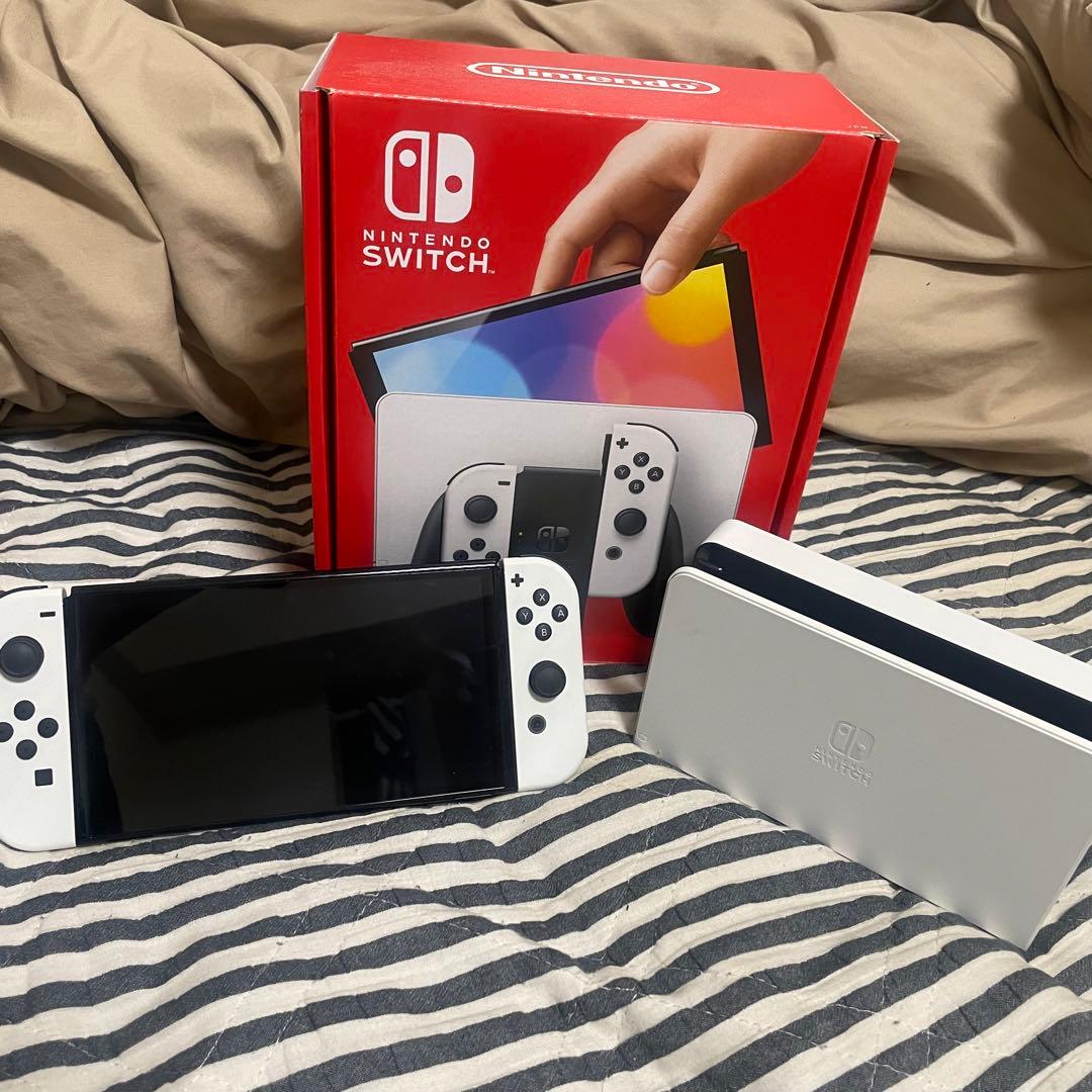 Nintendo Switch 有機ELモデル　ホワイト Amazon.co.jp: Nintendo Switch(有機ELモデル) Joy-Con(L)/(R