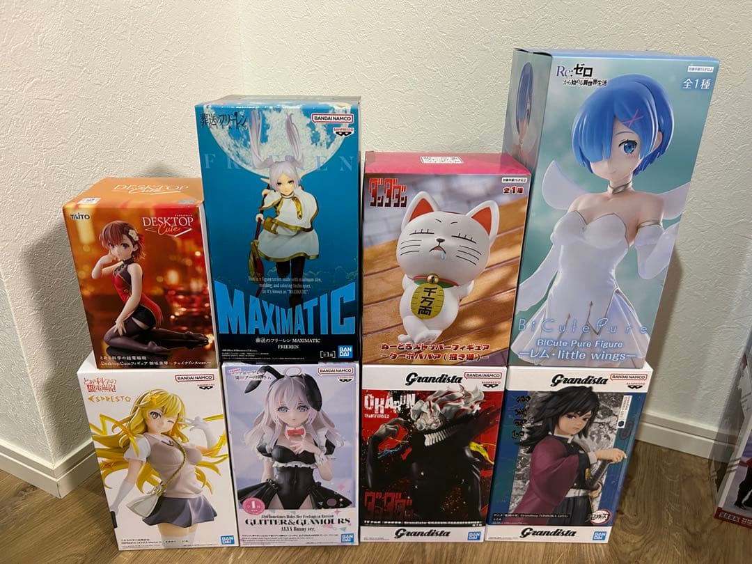 人気アニメ　フィギュア8体まとめ売り フィギュア 8個 まとめ売り - メルカリ