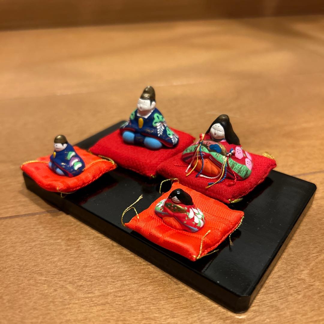 貴重❗️瀬戸焼 川本正義作 陶製 雛人形 ケース付き‼️