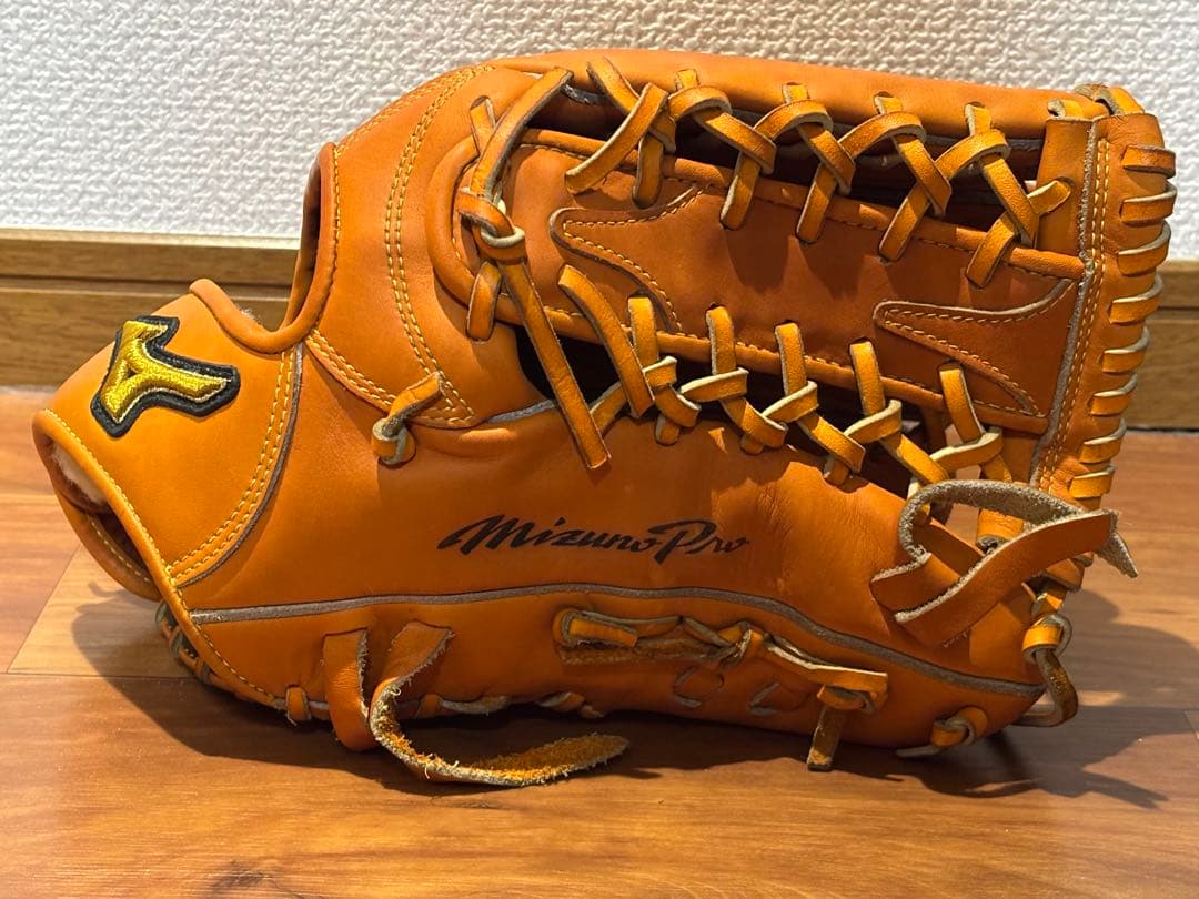 ミズノプロ軟式外野手用グラブ　匿名配送　オレンジ　型付け済み ミズノプロ軟式外野手用グラブ 匿名配送 オレンジ 型付け済み - メルカリ