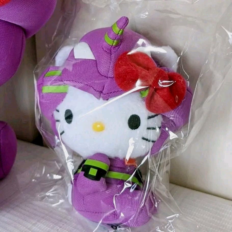 エヴァンゲリオン サンリオ キティ コラボ 初号機 マスコット