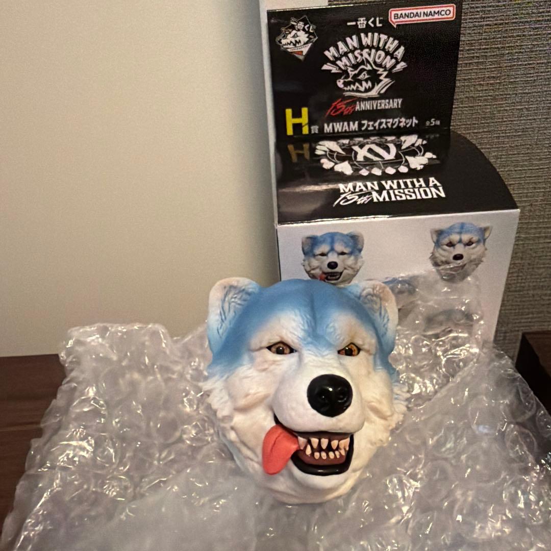 マンウィズ 一番くじ H賞 トーキョー タナカ フェイスマグネット