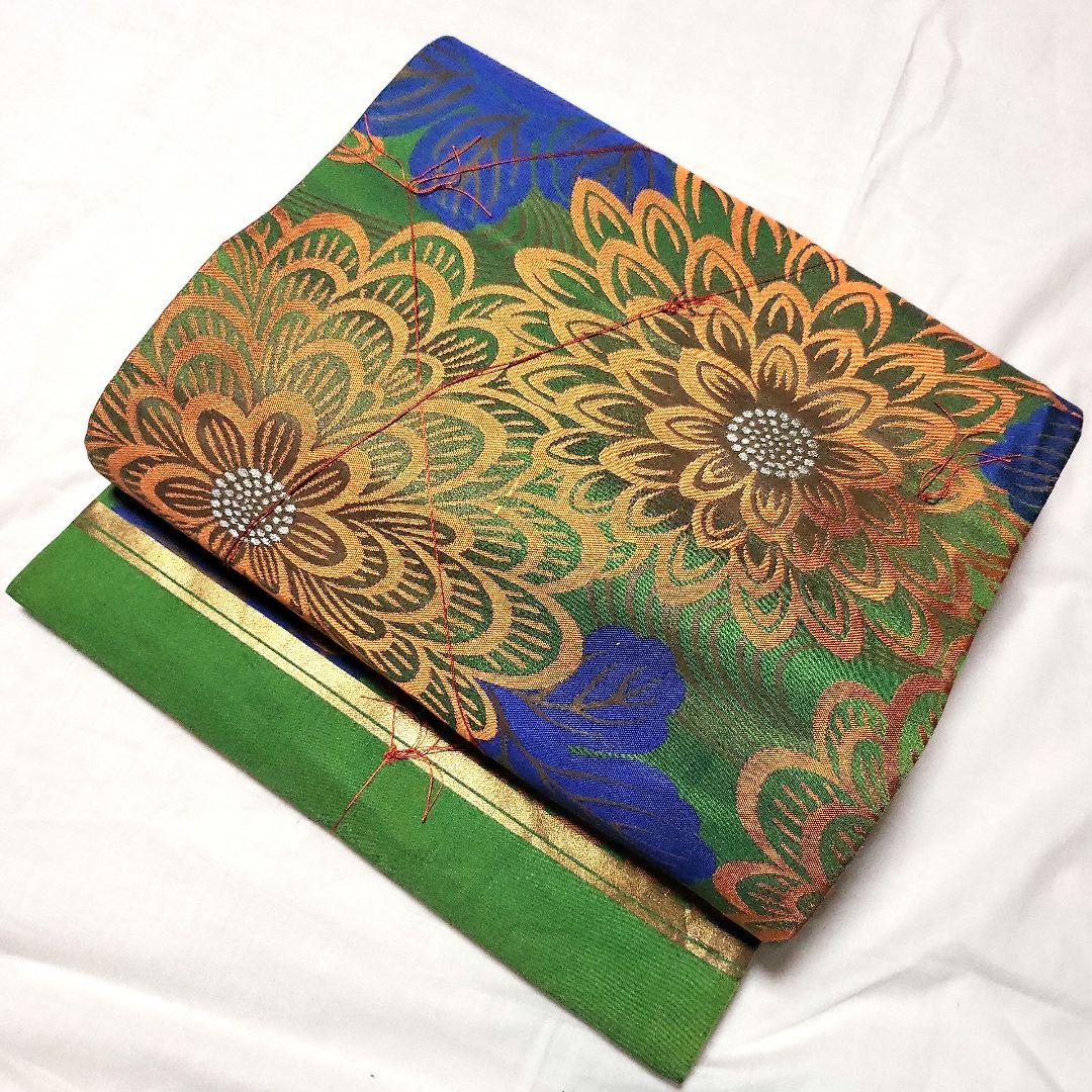 アンティーク 全通袋帯 未使用 躾糸付 - メルカリ