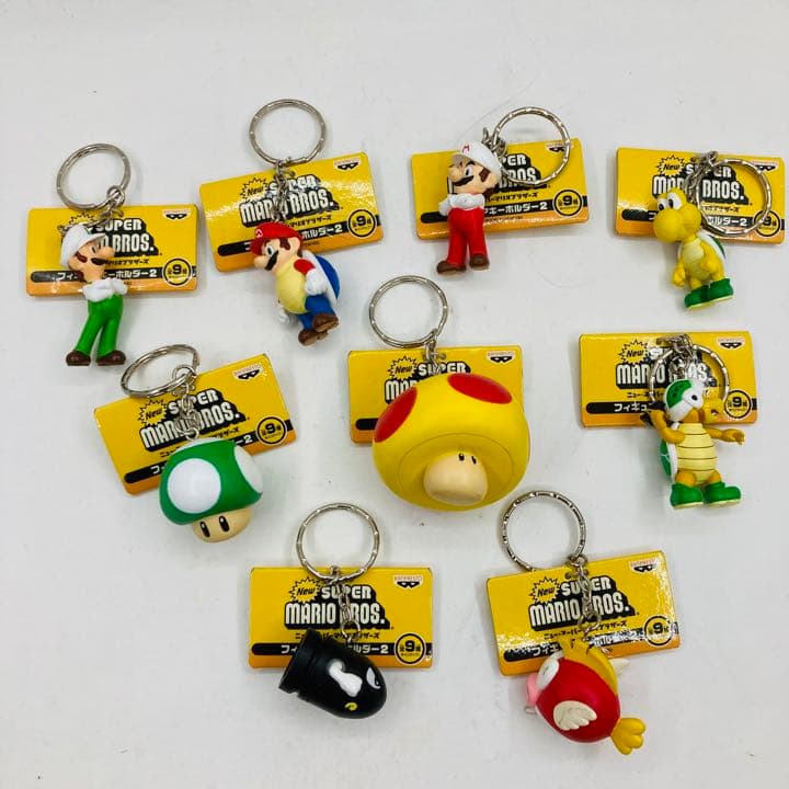 Newスーパーマリオブラザーズ フィギュアキーホルダー2 9種