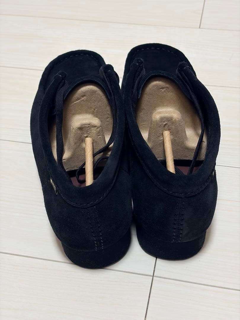 クラークス ワラビー ゴアテックス gore-tex ブラック 25.5cm