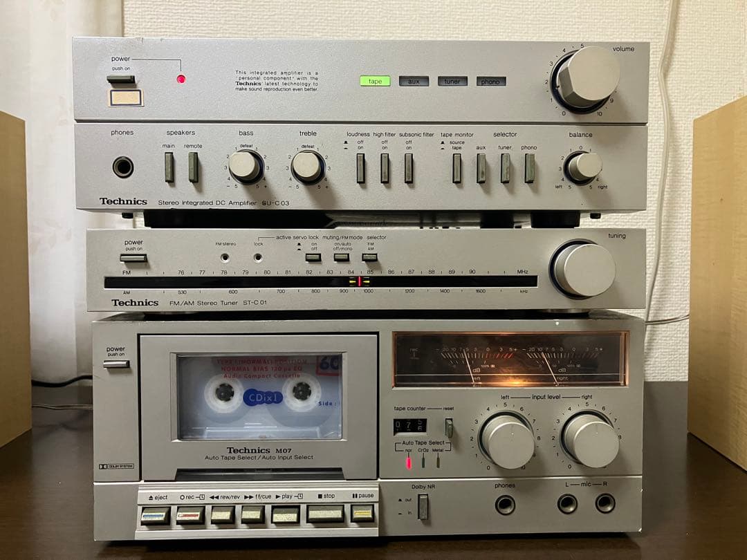 Technics SU-C03/ST-C01/M07 セット Technics SU-C03/ST-C01/M07 セット - アンプ低 価格