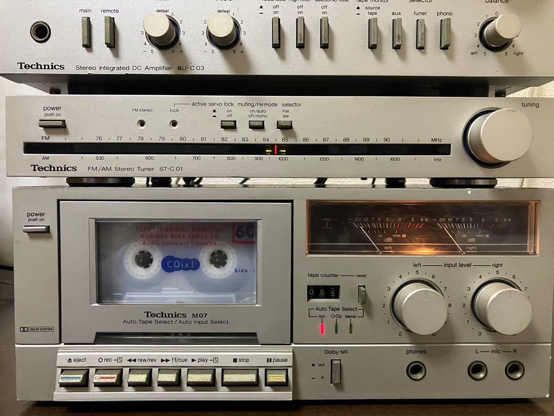 Technics SU-C03/ST-C01/M07 セット - アンプ低 価格