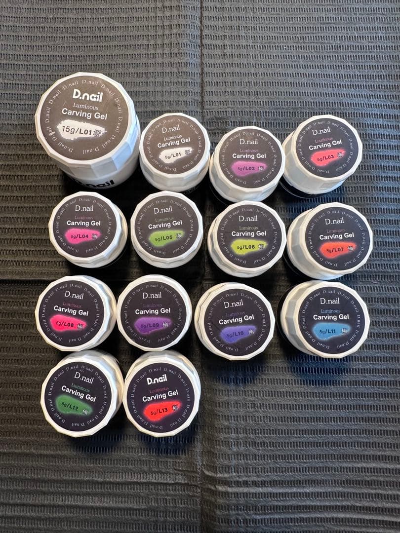 【新品】D.nail 極カービングジェル 13色セット D.nail 極カービングジェル 13 青紫あおむらさき | Nail Labo Online