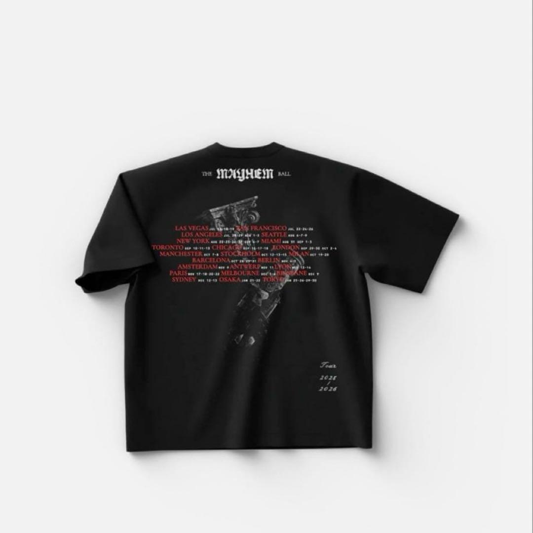 レディ・ガガ ENGLISH DATE BACK SS TEE 8番 サイズL - メルカリ