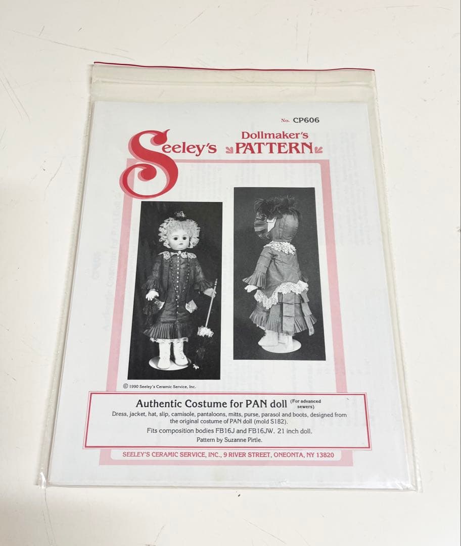 ドールドレス 洋服 型紙 パターン13点セット ビスクドール