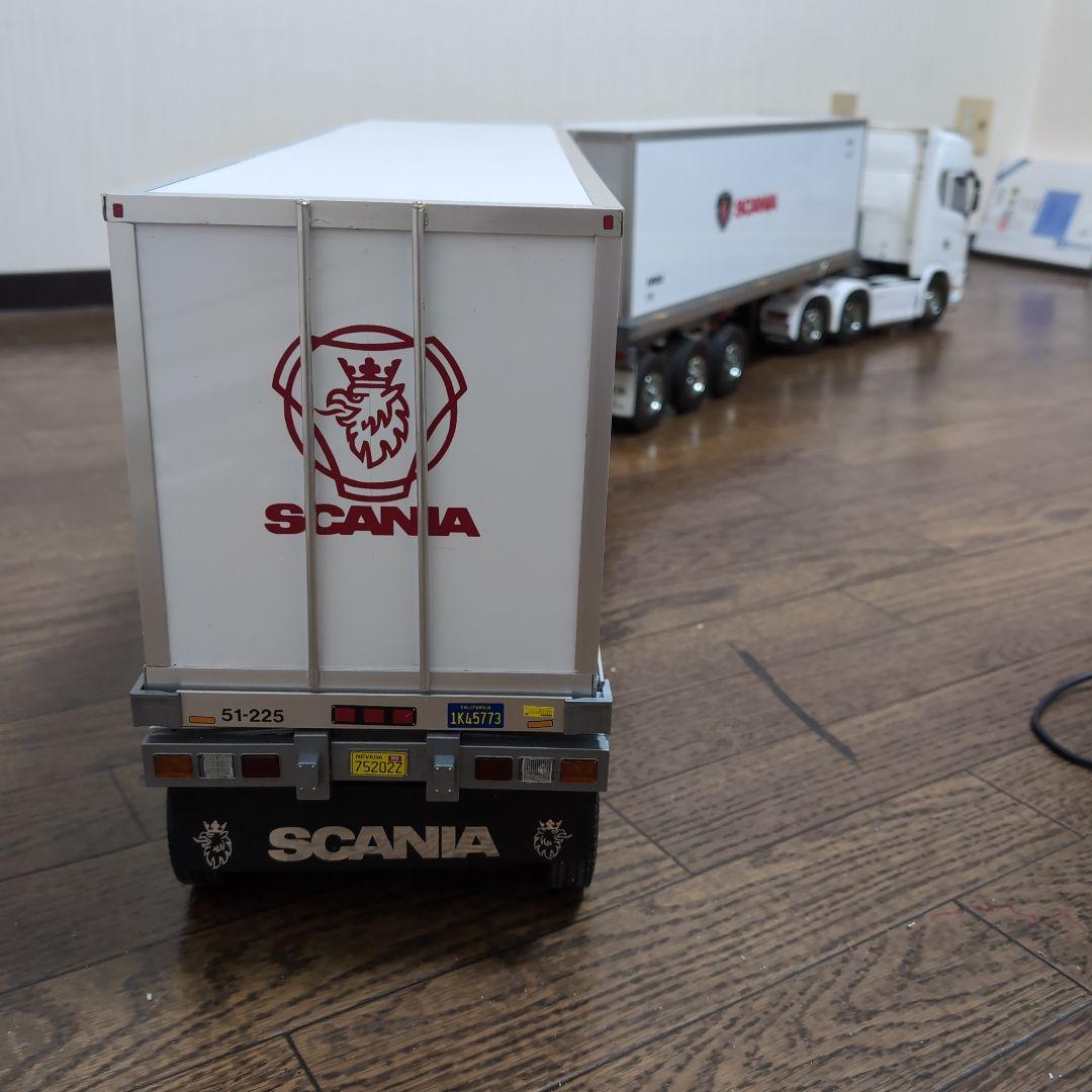 タミヤ1/14スカニア770S 6/4ダブルストレーラーです。 - メルカリ