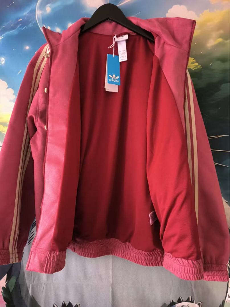 新年限定モデル アディダス 新中式 ジップアップジャケット ローズ