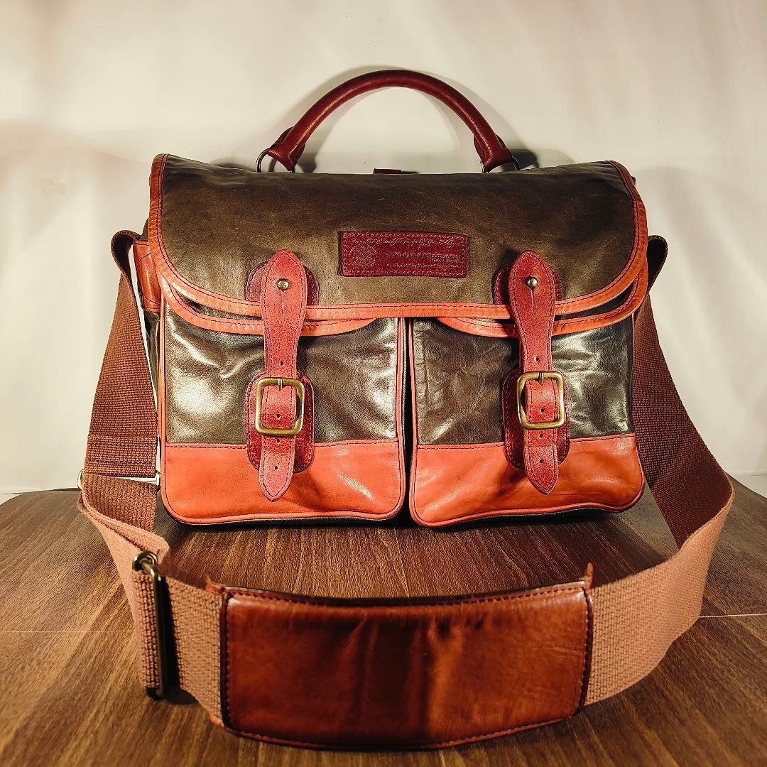 極艶コードバン×ホースハイド】総馬革高級ビジネスバッグ 2way 日本製