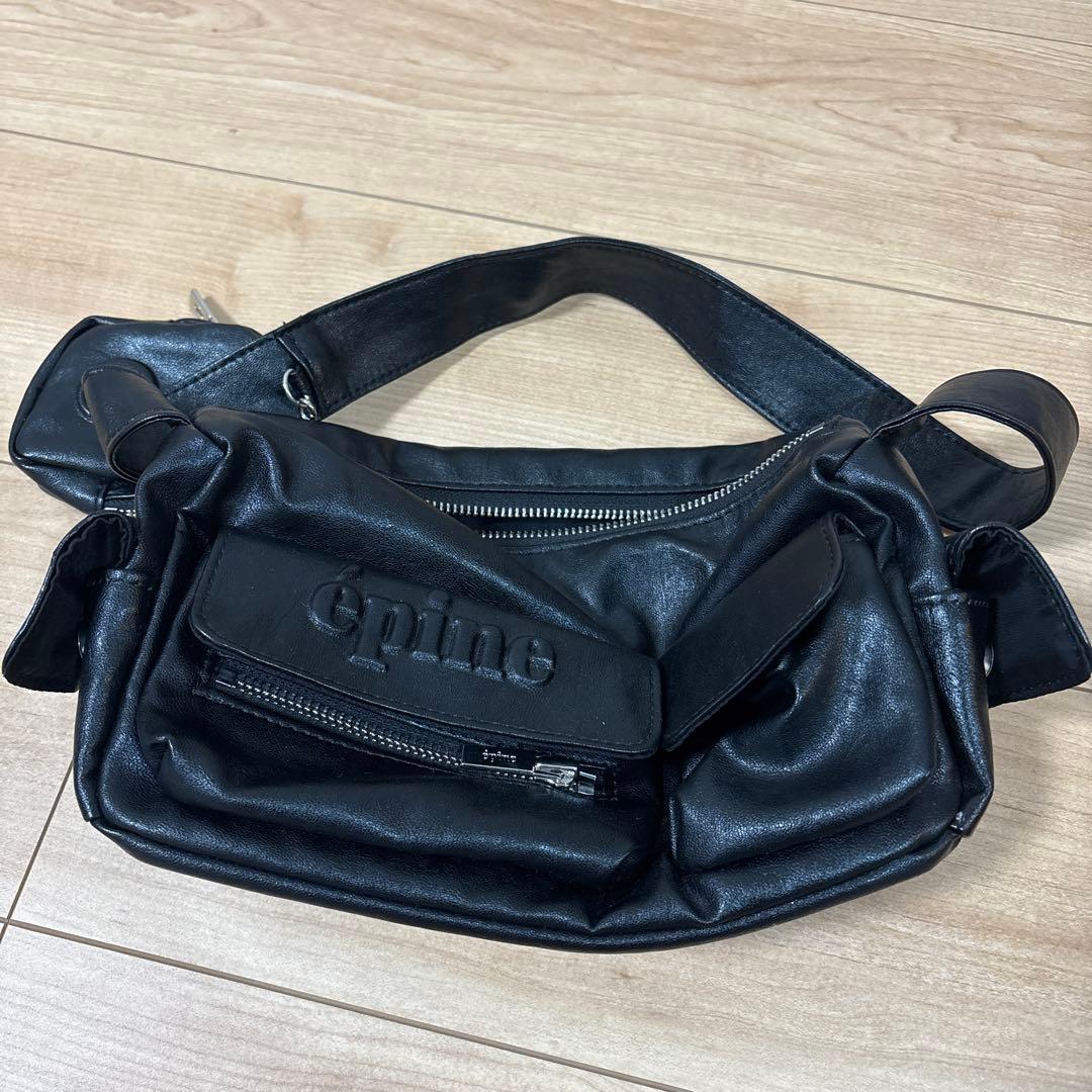 épine pouch Pocket bag エピヌ バッグ ブラック - メルカリ