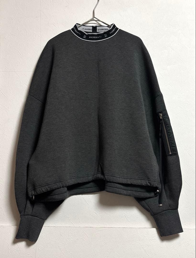 ANDREA&Co. MA-1 DROST LOGO PULLOVER グレー - メルカリ