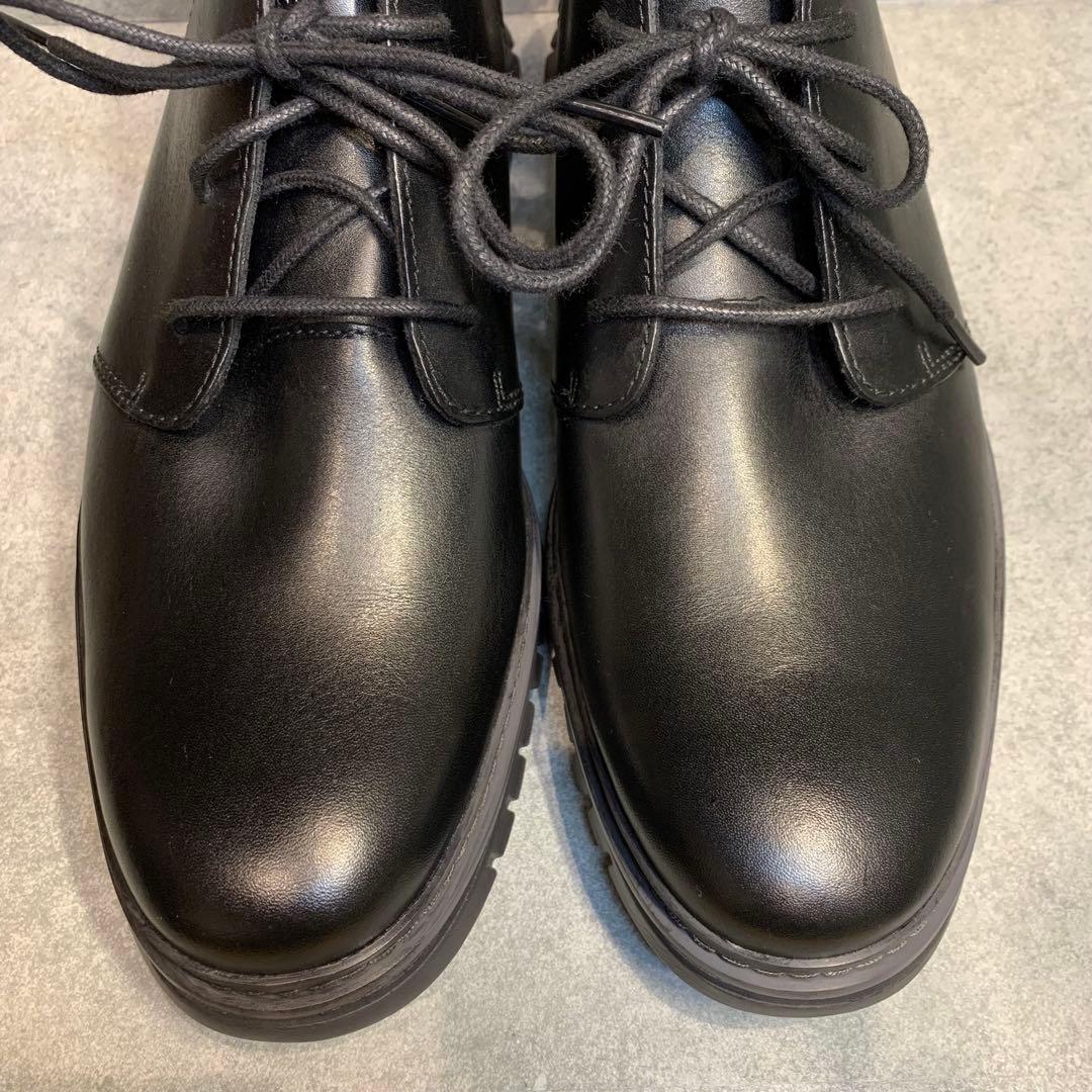 【極美品】コール ハーン ゼログランド チャッカブーツ レザー 24.5cm