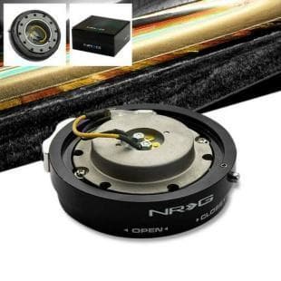 US正規 NRG クイックリリース ブラック 薄型 SRK-400BK THIN QUICK RELEASE – NRG Innovations