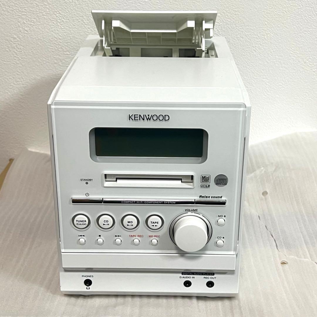 ケンウッド CD MD カセット ミニコンポ RXD-SZ3MD ホワイト - メルカリ