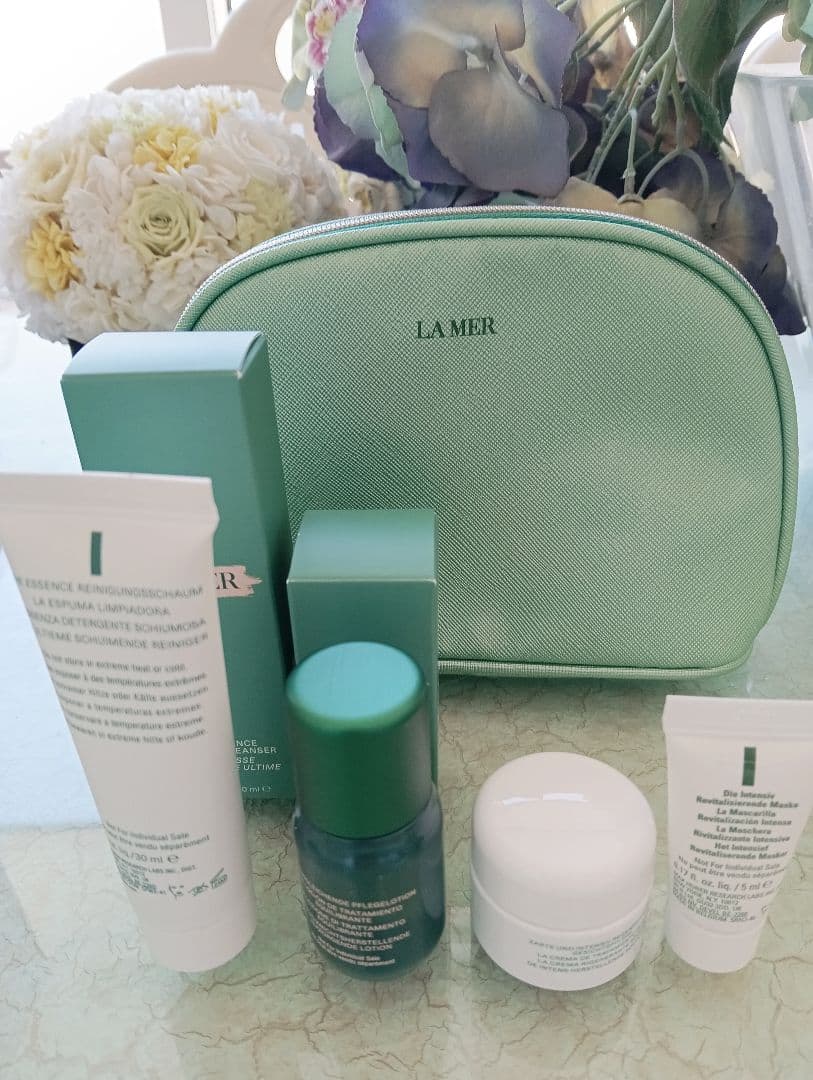 ラ・メール LAMER ポーチ 4点セット トラベル 限定 化粧水 クリーム