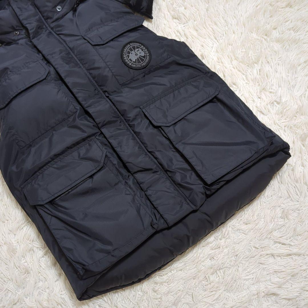 美品 S カナダグース ブラックレーベル 3337M R アルバーダウンベスト