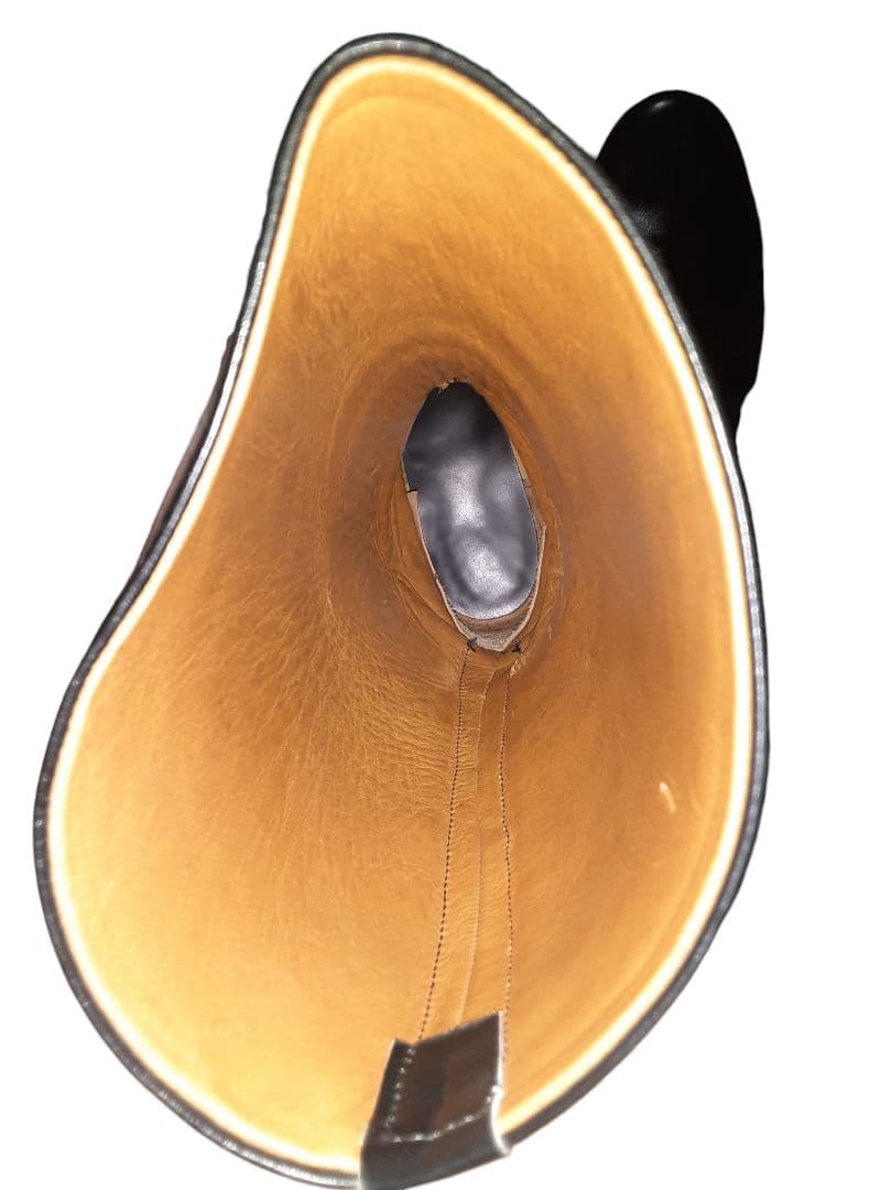 本革 ロングブーツ 特攻 旧車 警察 白バイ FINE DAINICHI 25 - メルカリ