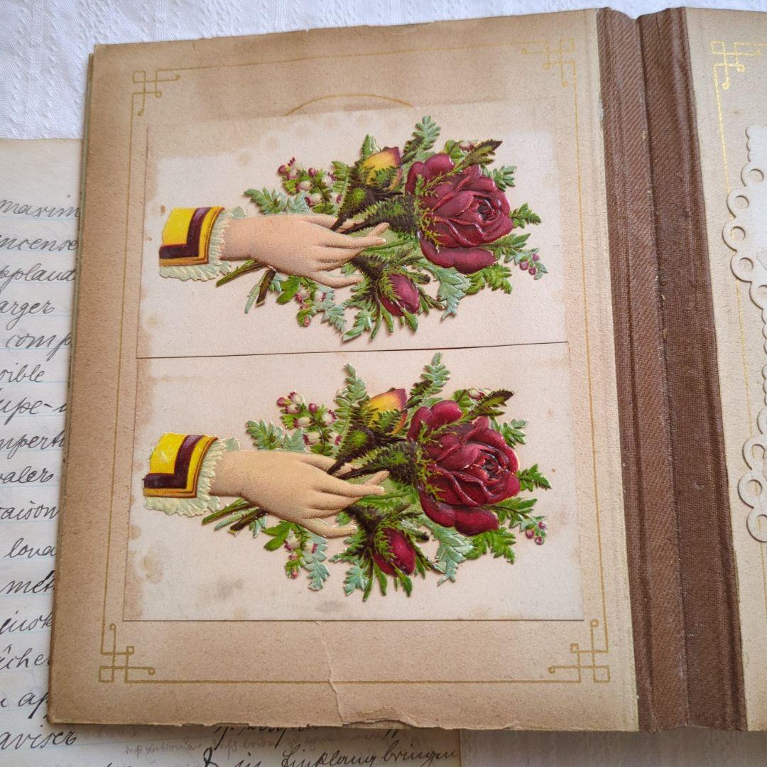 激レア 1900年初頭 コーリングカード コレクション本 クロモス 洋書