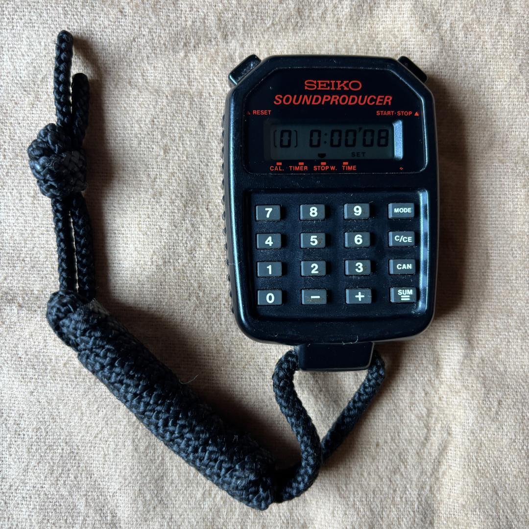（希少初期モデル）SEIKO サウンドプロデューサー ストップウォッチ　電池新品 業務用のストップウォッチ：サウンドプロデューサー - 播磨の山々