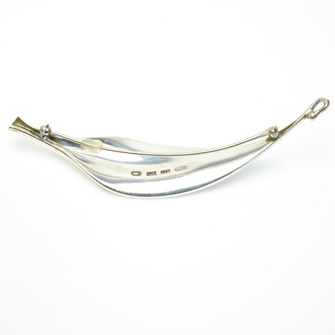 ジョージジェンセン 391 リーフ ブローチ GEORG JENSEN 1 - メルカリ