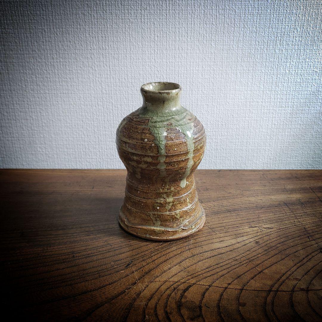 花瓶　花器　徳利　作家物　在銘　ろくろ目　フラワーベース　一輪挿し 種類おまかせ】ろくろのフラワーベース Lサイズ 一輪挿し 花瓶 木製