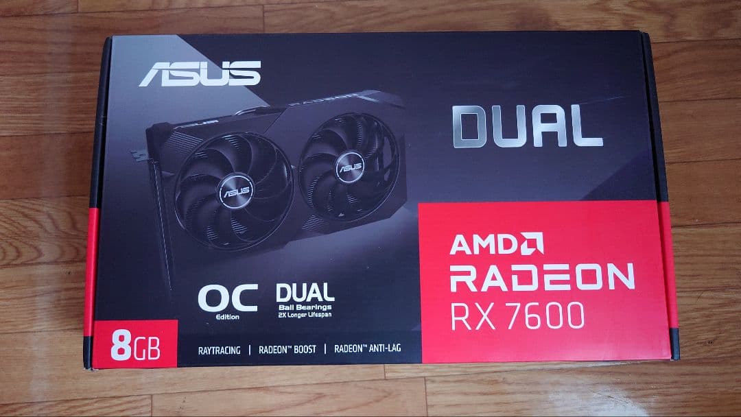 グラフィックボード・グラボ・ビデオカード ASUS Radeon RX 7600 OC Edition 8GB Amazon.com: ASUS Dual Radeon RX 7600 EVO OC Edition 8GB GDDR6