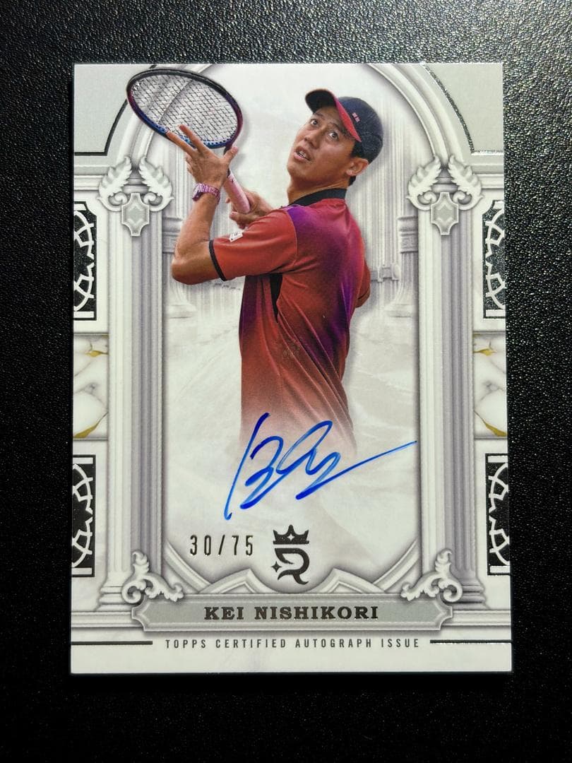 Topps Tennis 錦織圭 直筆サインカード auto - メルカリ